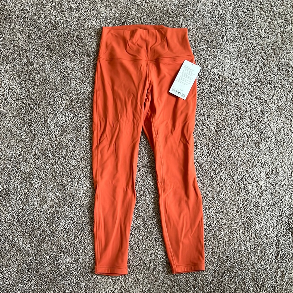 lululemon athletica Bright Orange Leggings